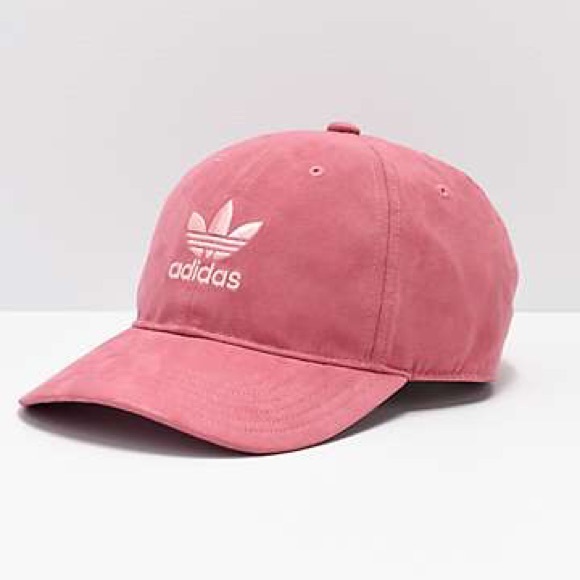 adidas Accessories - Adidas Rose Suede Strapback Hat